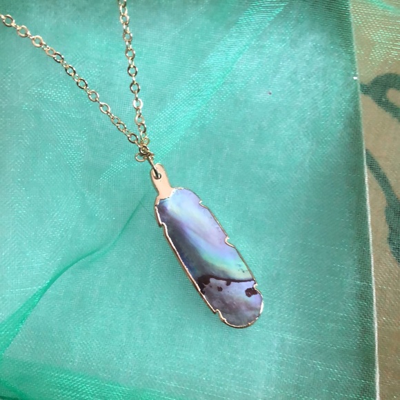 Abalone feather necklace - Picture 7 of 8